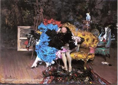 The Model and the Mannequin (Berthe in the Studio)
