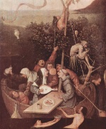 Hieronymus Bosch - paintings - The Ship of Fools