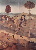 Hieronymus Bosch - paintings - The Path of Life, outer wings of a triptych