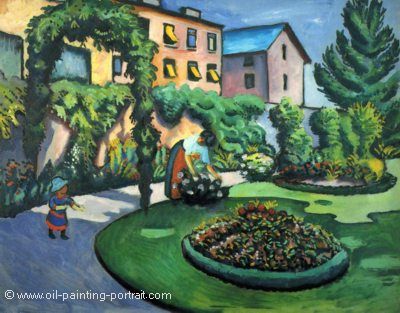 Garden Picture (The Mackes Garden in Bonn)