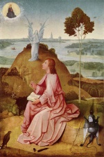 Hieronymus Bosch - Bilder Gemälde - Heiliger Johannes der Evangelist auf Patmos