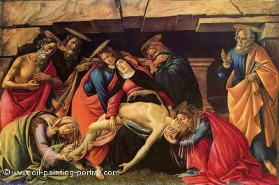 Lamentation over the Dead Christ with Saints