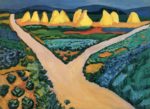 August Macke - paintings - Vegetable Fields