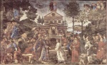 Sandro Botticelli - paintings - The Tamptation of Christ