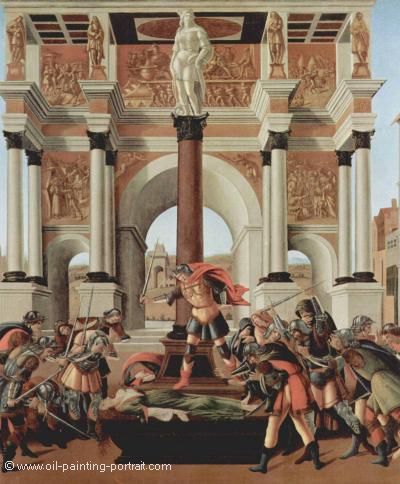 The History of Lucretia (detail)