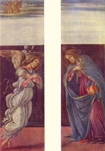 Sandro Botticelli  - paintings - Verkuendigung