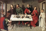 Dieric Bouts - Peintures - Le Christ dans la maison de Simon