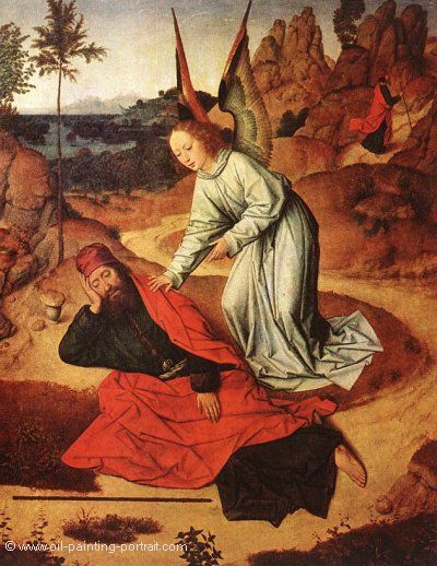 Prophet Elijah in the Desert