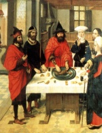 Dieric Bouts - paintings - The Feast of the Passover