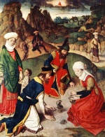 Dieric Bouts - paintings - The Gathering of the Manna