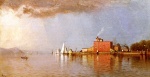 Alfred Thompson Bricher - Peintures - Le long de l'Hudson