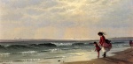 Alfred Thompson Bricher - paintings - At the Shore