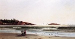 Alfred Thompson Bricher - Peintures - Roc des Indiens à Narragansett Bay