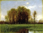 Alfred Thompson Bricher - paintings - Landscape with Water
