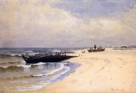 Alfred Thompson Bricher - paintings - Low Tide