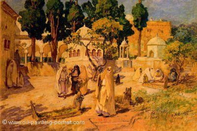Arab Women at the Town Wall