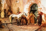 Frederick Arthur Bridgman - Peintures - Scène au Maroc