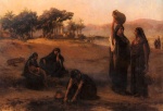 Frederick Arthur Bridgman  - paintings - Women Drawing Water from the Nile