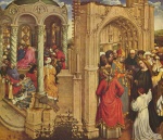 Robert Campin - paintings - The Mirrage of Mary
