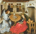 Robert Campin - paintings - Annunciation