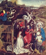 Robert Campin - paintings - The Nativity