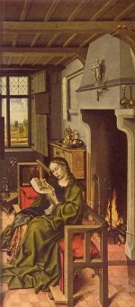 Robert Campin - paintings - The Werl Altarpiece ( right wing )
