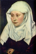 Robert Campin - paintings - Portrait of a Woman