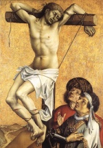 Robert Campin - Bilder Gem�lde - Der gekreuzigte Dieb