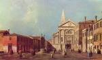 Canaletto - paintings - Il Campo e la Chiesa di San Francesco dell Vigna