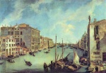 Canaletto - Bilder Gemälde - Il Canale Grande a San Vio