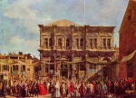 Canaletto - Bilder Gemälde - La Festa di San Rocco