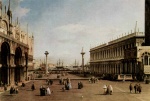 Canaletto - Bilder Gemälde - La Piazzetta