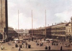 Canaletto - paintings - Piazza San Marco, Looking toward San Geminiano