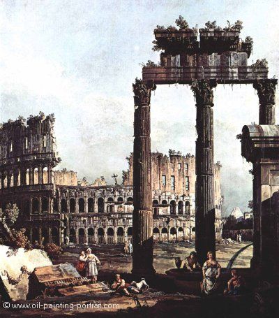 Capricco with the Colosseum
