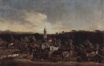 Bernardo Bellotto - Bilder Gemälde - Das Dorf Gazzada