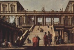 Bernardo Bellotto - paintings - Palasttreppe