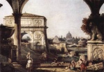 Bernardo Bellotto - Peintures - Arc de Titus