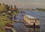 Gustave Caillebotte - paintings - Boathouse in Argenteuil