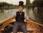 Gustave Caillebotte - paintings - Boating Party