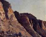 Gustave Caillebotte - Peintures - Falaise à Villers-sur-mer