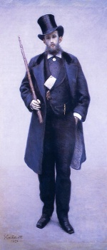 Gustave Caillebotte - Peintures - Portrait de Paul Hugot