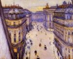 Gustave Caillebotte - Bilder Gemälde - Rue Halevy seen from the Sixth Floor