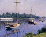 Gustave Caillebotte  - paintings - The Basin at Argenteuil