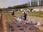 Gustave Caillebotte  - Peintures - Les jardiniers
