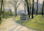 Gustave Caillebotte  - Peintures - Le Parc Monceau