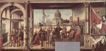 Vittore Carpaccio - Peintures - Arrivée des ambassadeurs anglais à la cour du roi de Bretagne