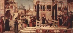 Vittore Carpaccio - paintings - The Daughter of Emperor Gordian is Exiorcised by Sr. Triphun