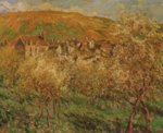 Claude Monet - Peintures - Pommiers en fleurs