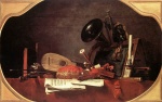 Jean Baptiste Siméon Chardin - Peintures - Les attributs de la musique