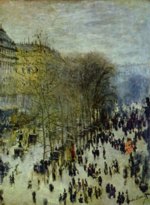 Claude Monet - paintings - Boulevard des Capucines